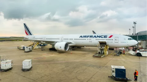 avion airfrance sur le tarmac